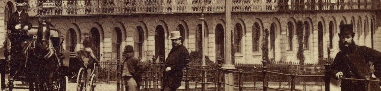  old Social history photos of Crown Hotel, Scarborough, Yorkshire - c1860 - click image below to return