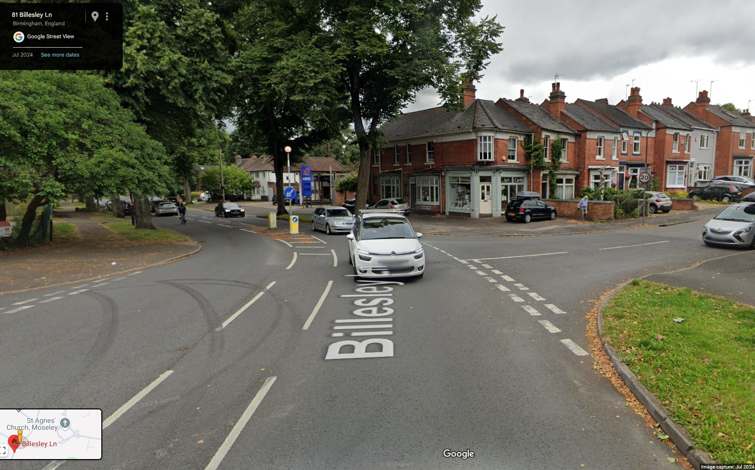 Billesley Lane, Kings Heath, Birmingham - click image to return