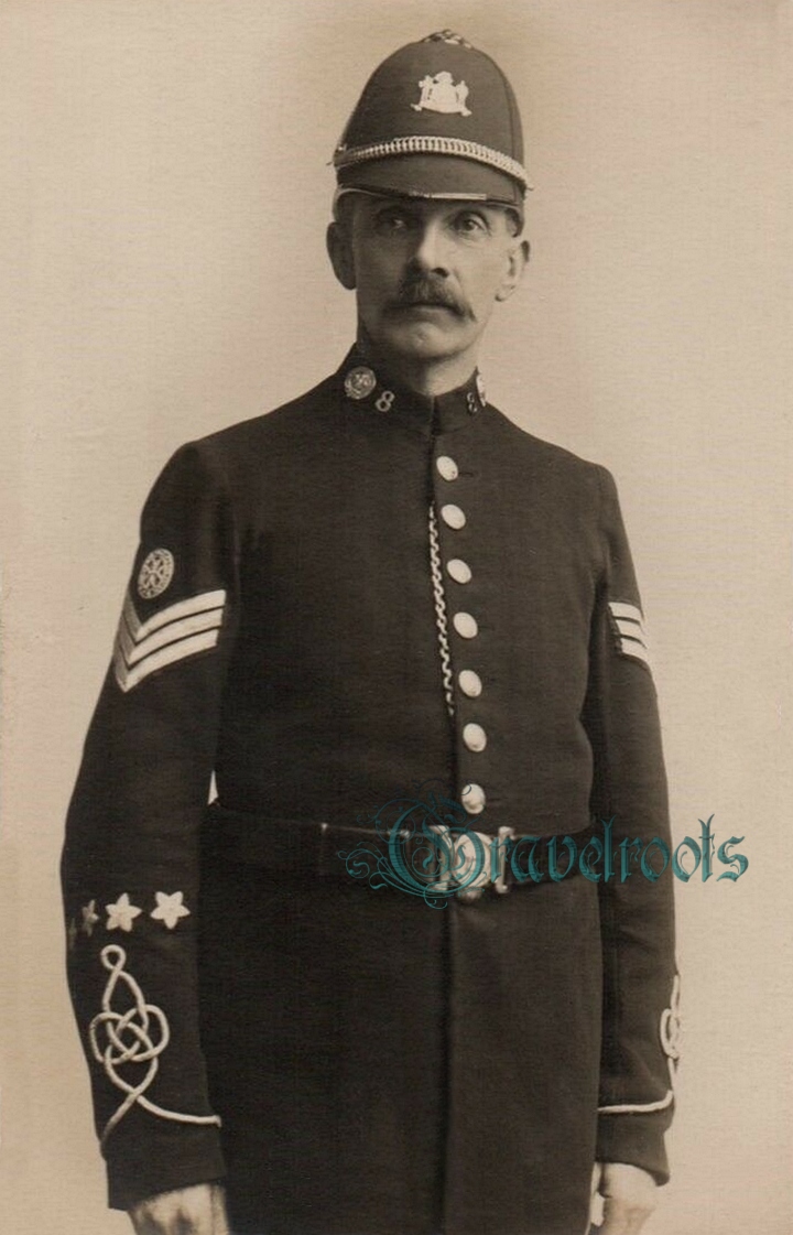  old Social history photo of Police Sergeant, North Shields - click image to return