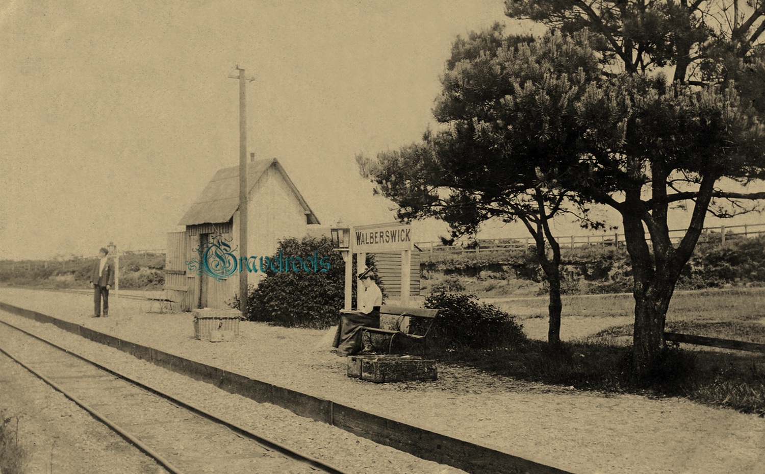  old Social history photos of Walberswick Station, Suffolk - click image to return