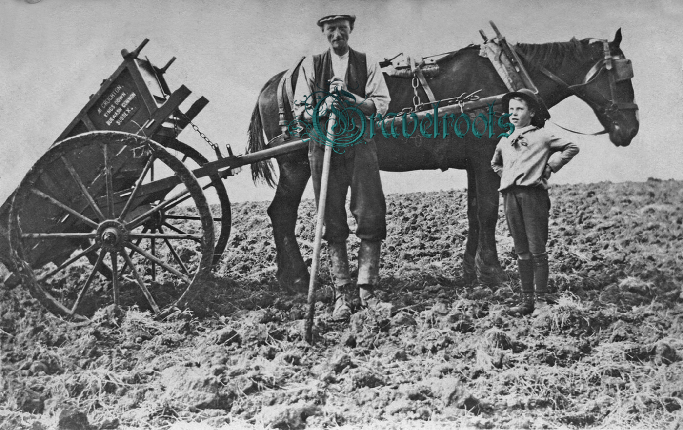  old Social history photos of Creighton, Kings Down, Burwash Common, Sussex, c1900-1920 - click image to return