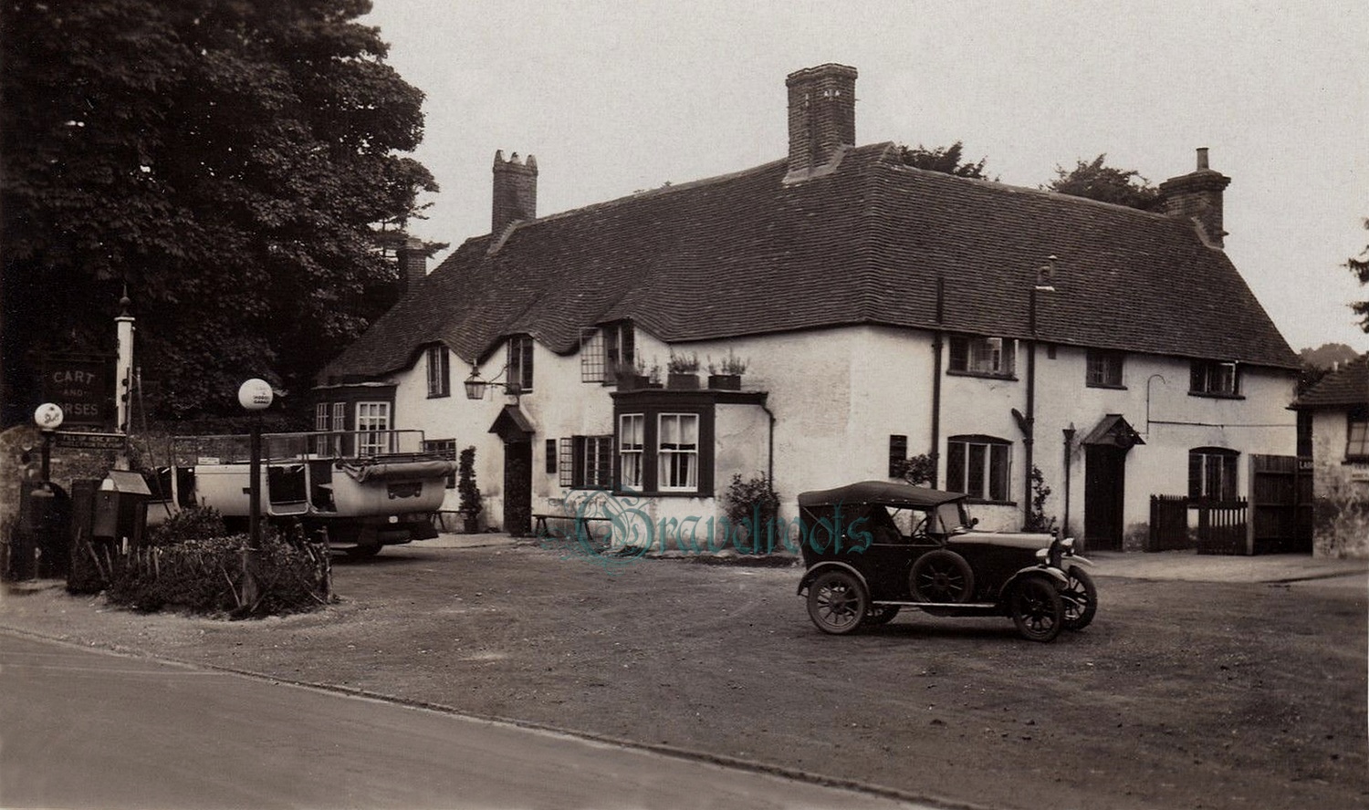  old photos of Cart & Horses, London Road, Kings Worthy, Hampshire - click image below to return