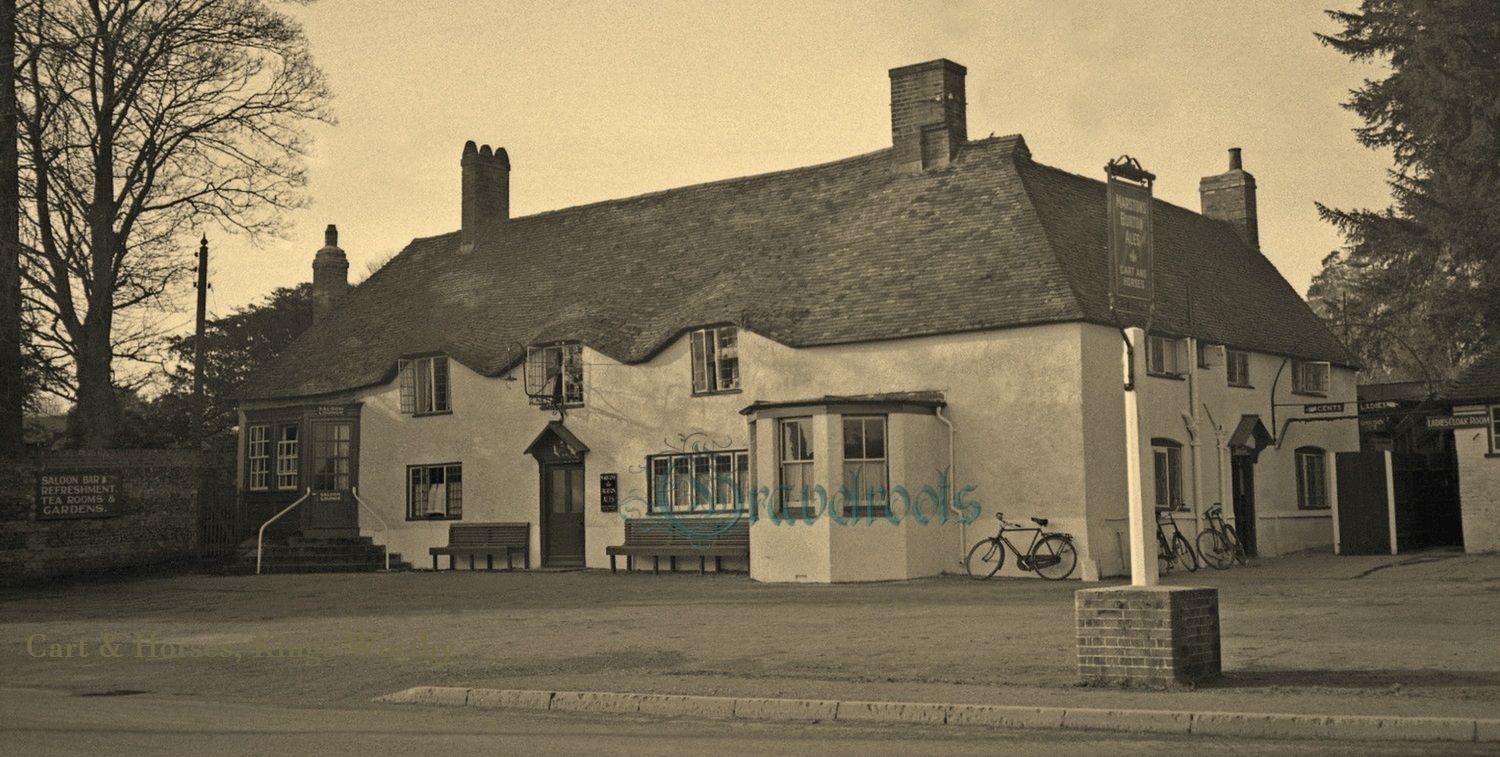  old photos of Cart & Horses, London Road, Kings Worthy, Hampshire - click image below to return