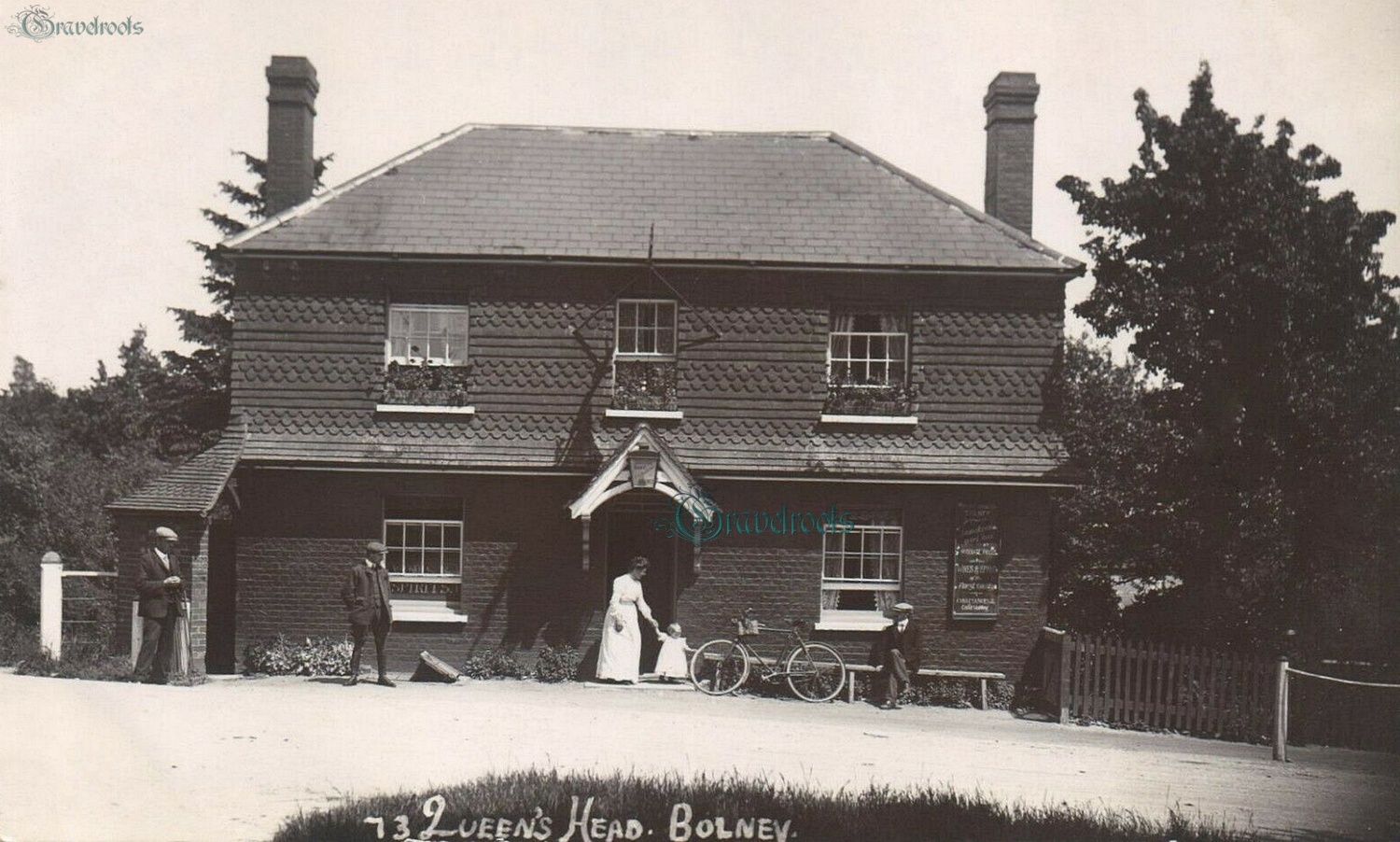  old photos of Queens Head, London Road, Bolney, Sussex - click image below to return
