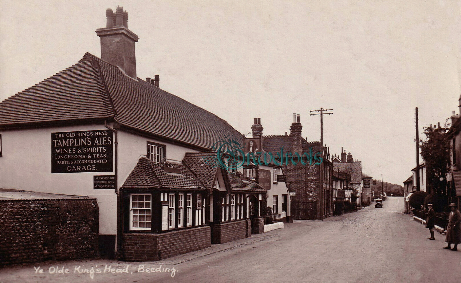  old photos of Old Kings Head pub, Beeding, Sussex - click image below to return