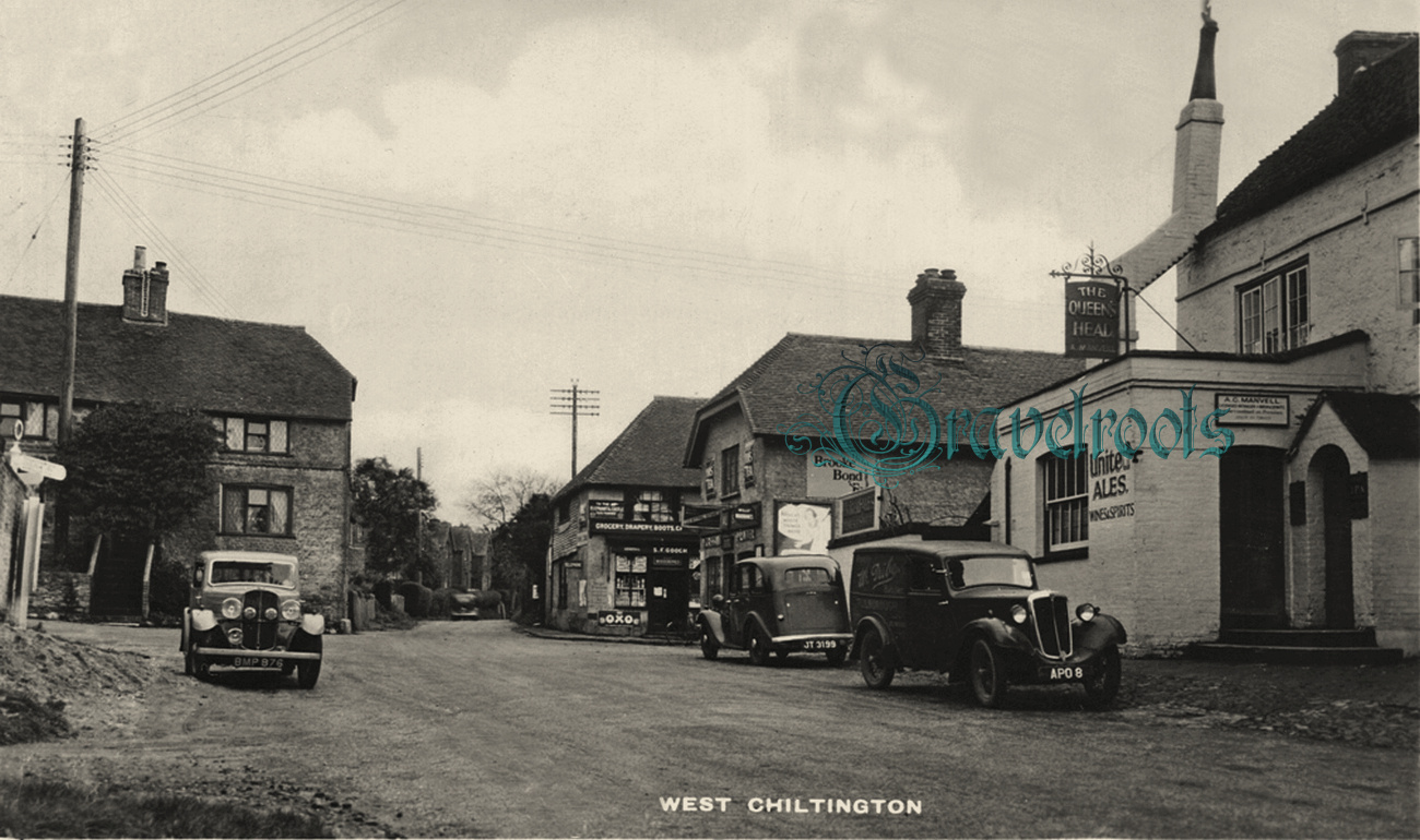  old Social history photos of Queens Head Pub, West Chiltington, Sussex - click image below to return