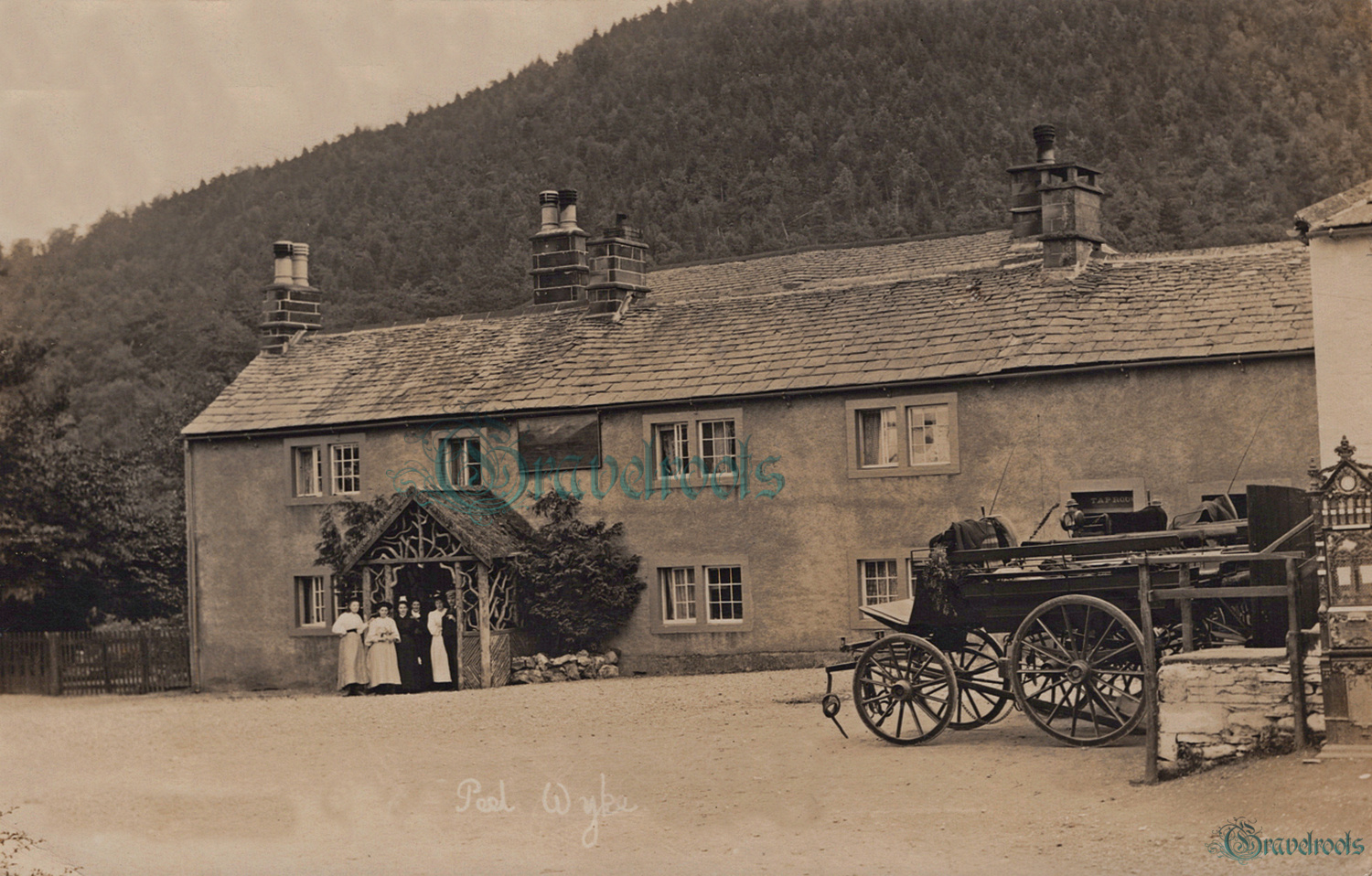  old photos of old Pubs Bars and Inns, Pheasant Hotel, Bassenthwaite, Cumbria - click image below to return