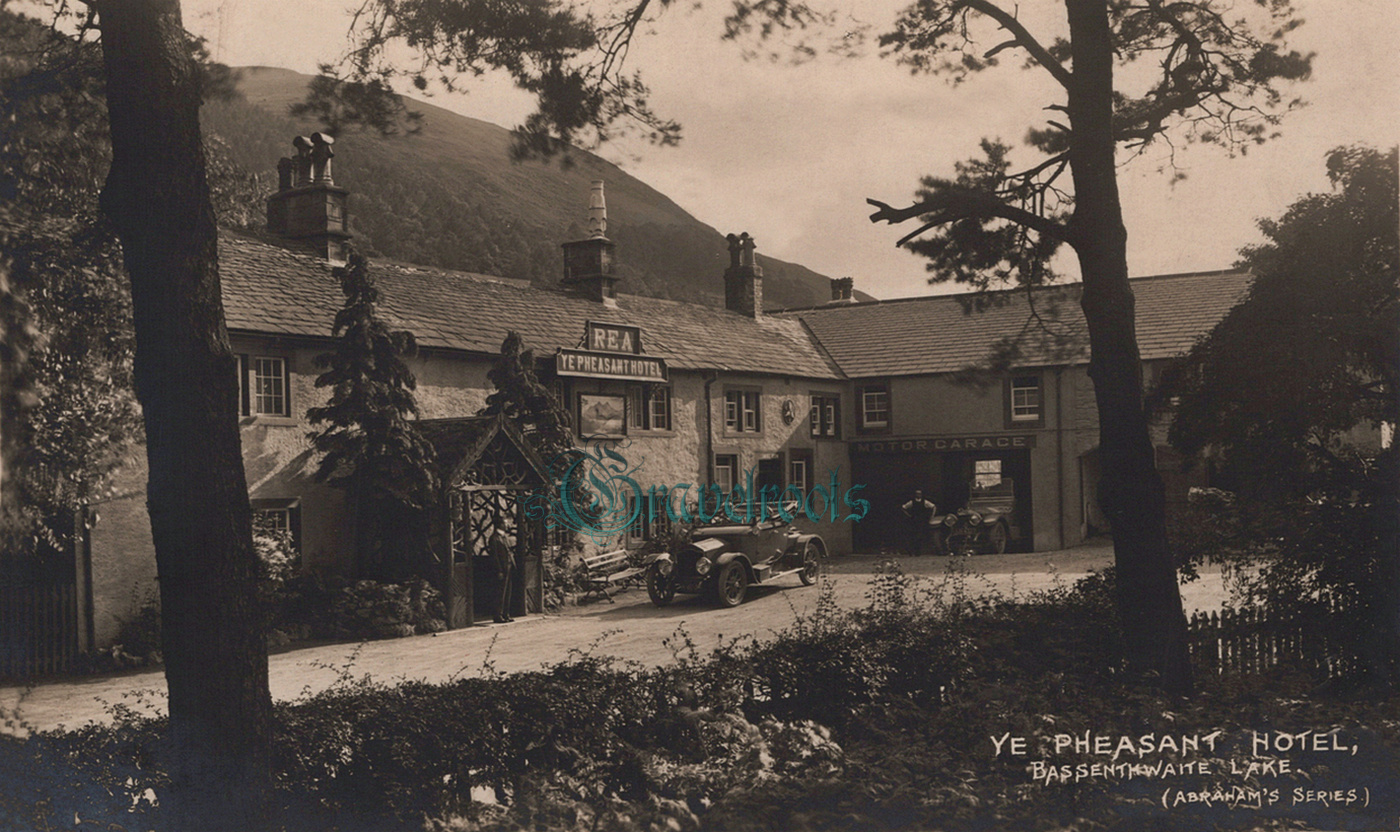  old photos of old Pubs Bars and Inns, Pheasant Hotel, Bassenthwaite, Cumbria - click image below to return