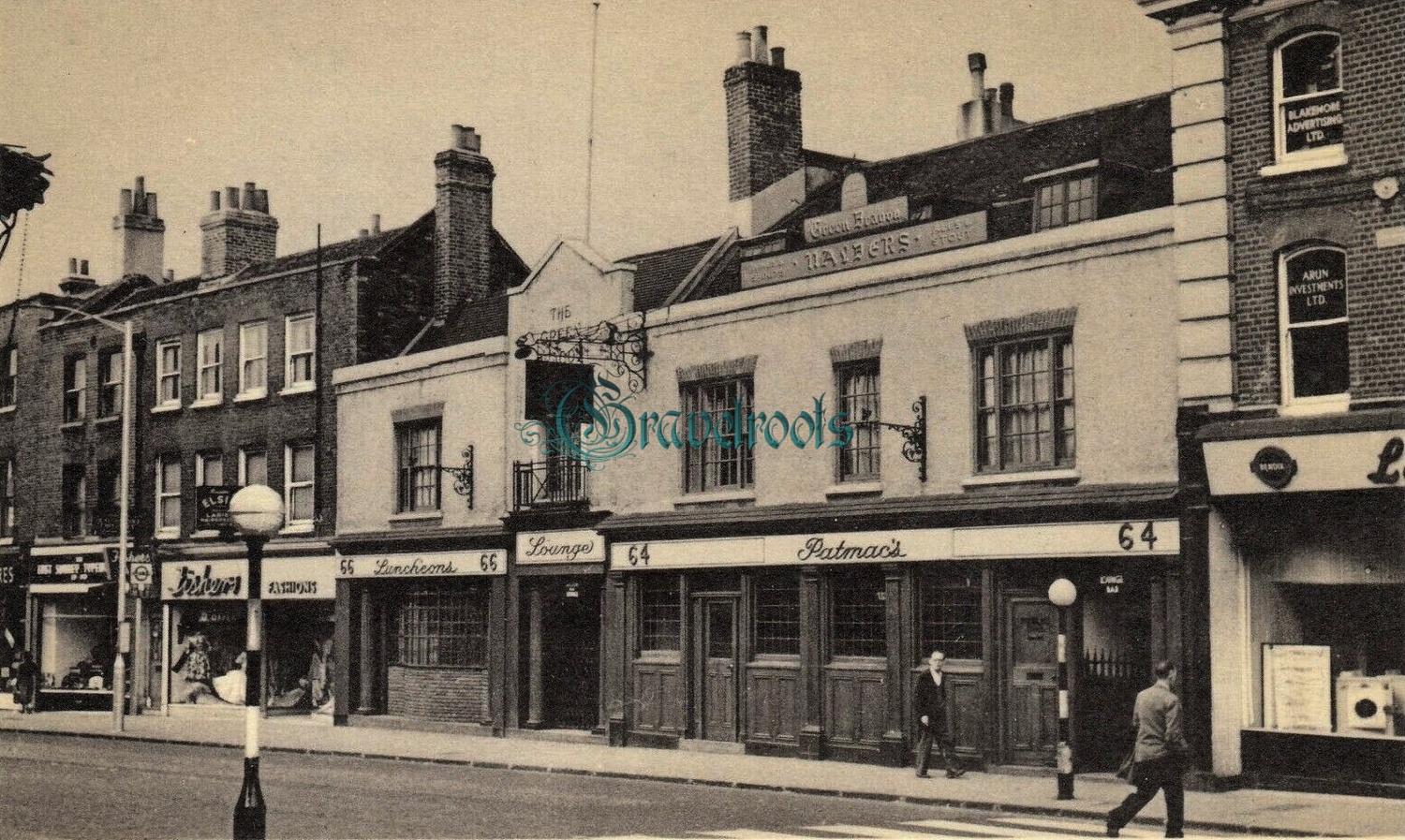  old photos of old Pubs Bars and Hotels, Green Dragon Pub, Croydon, Surrey - click image below to return