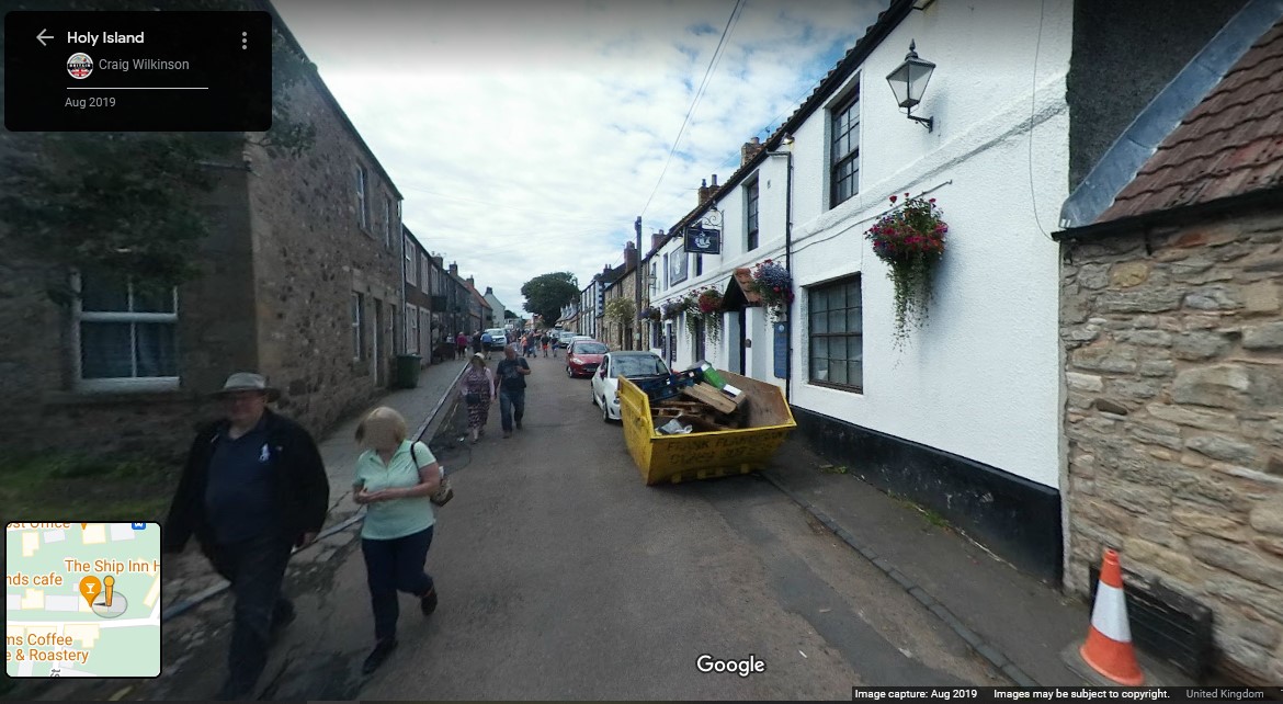 Ship Inn, Marygate, Holy Island, Northumberland - click image to return