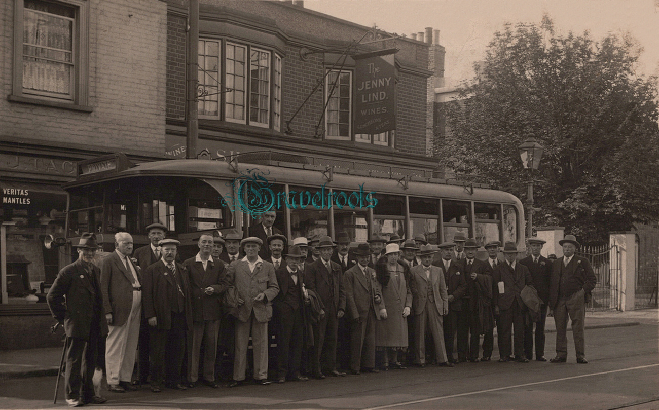  old photos of old Pubs Bars and Hotels, Jenny Lind, High Street, Hampton, London - click image below to return