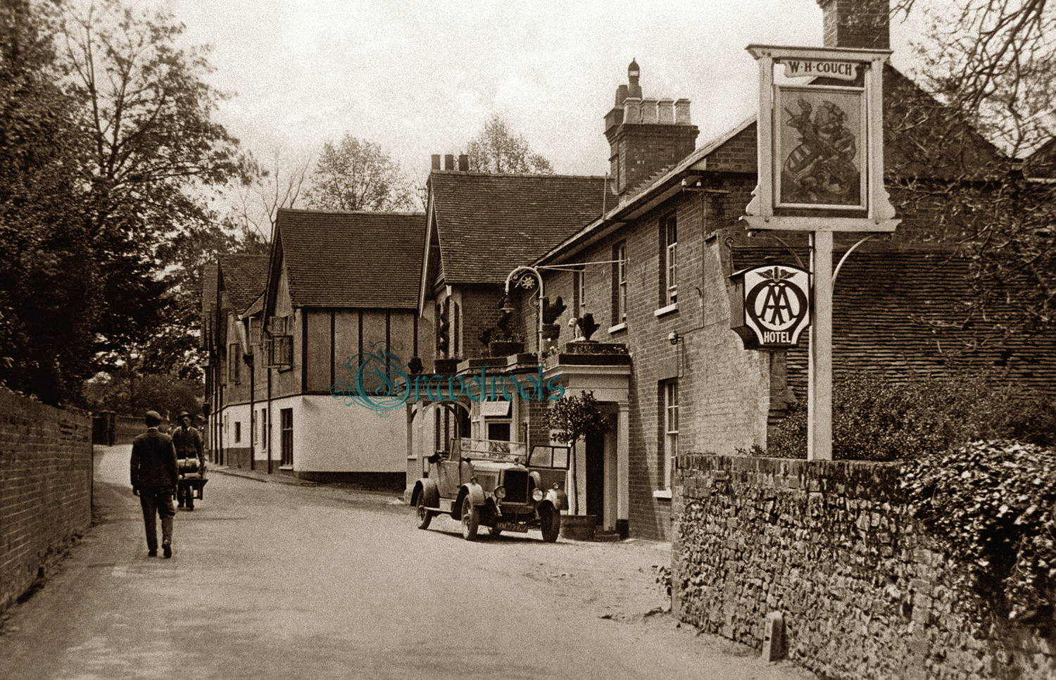  old photos of old Pubs Bars and Hotels, George and Dragon Hotel, Wargrave, Berkshire - click image below to return