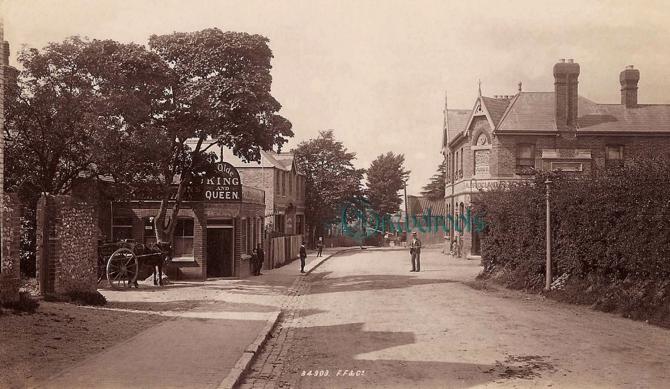  old photo of old Pubs Bars and Hotels, Olde King & Queen, 34 High Street, Caterham, Surrey - click image below to return