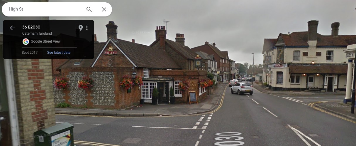 The King & Queen, 34 High Street, Caterham on the Hill, Surrey - click image to return