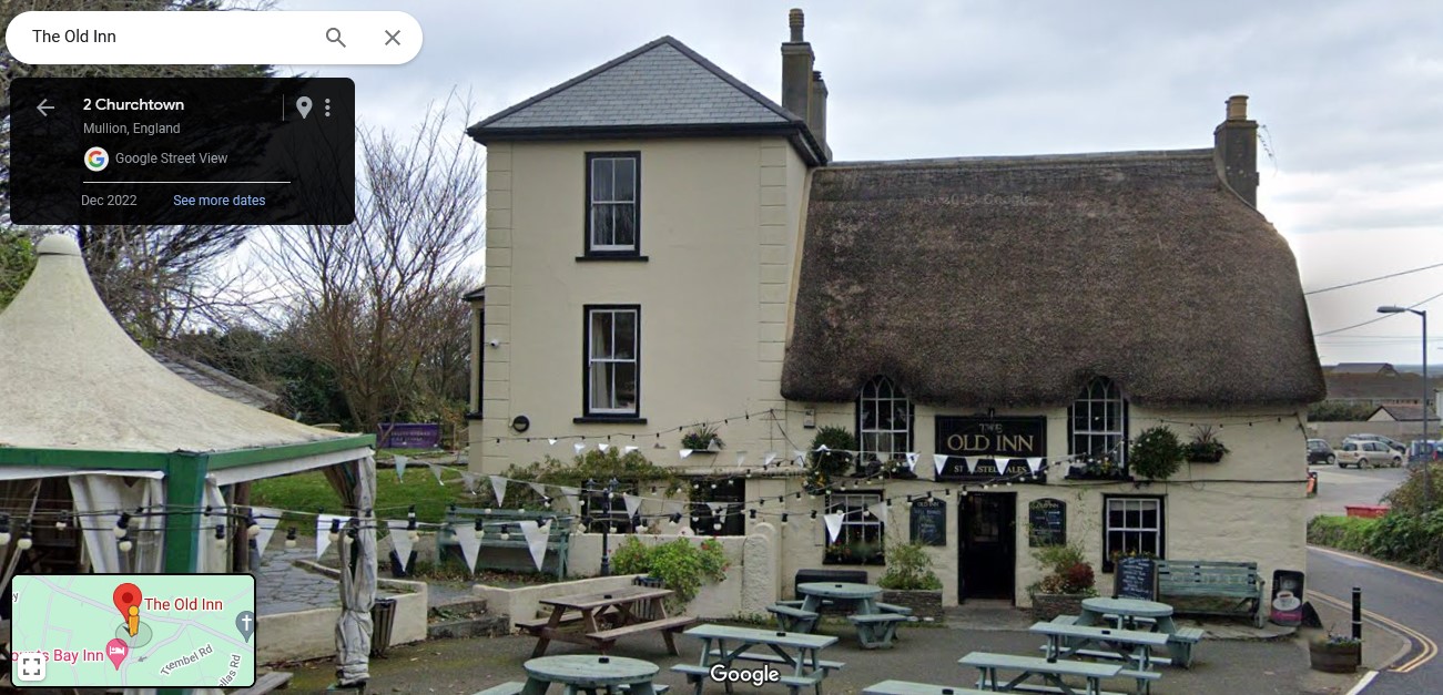 Old Inn, Churchtown, Mullion, Cornwall - click image to return