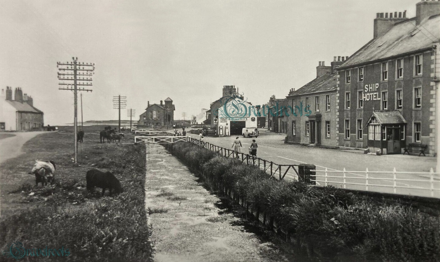  old photo of Ship Hotel, Allonby, Cumbria, old Pubs Bars and Hotels, Allonby, Cumbria - click image below to return
