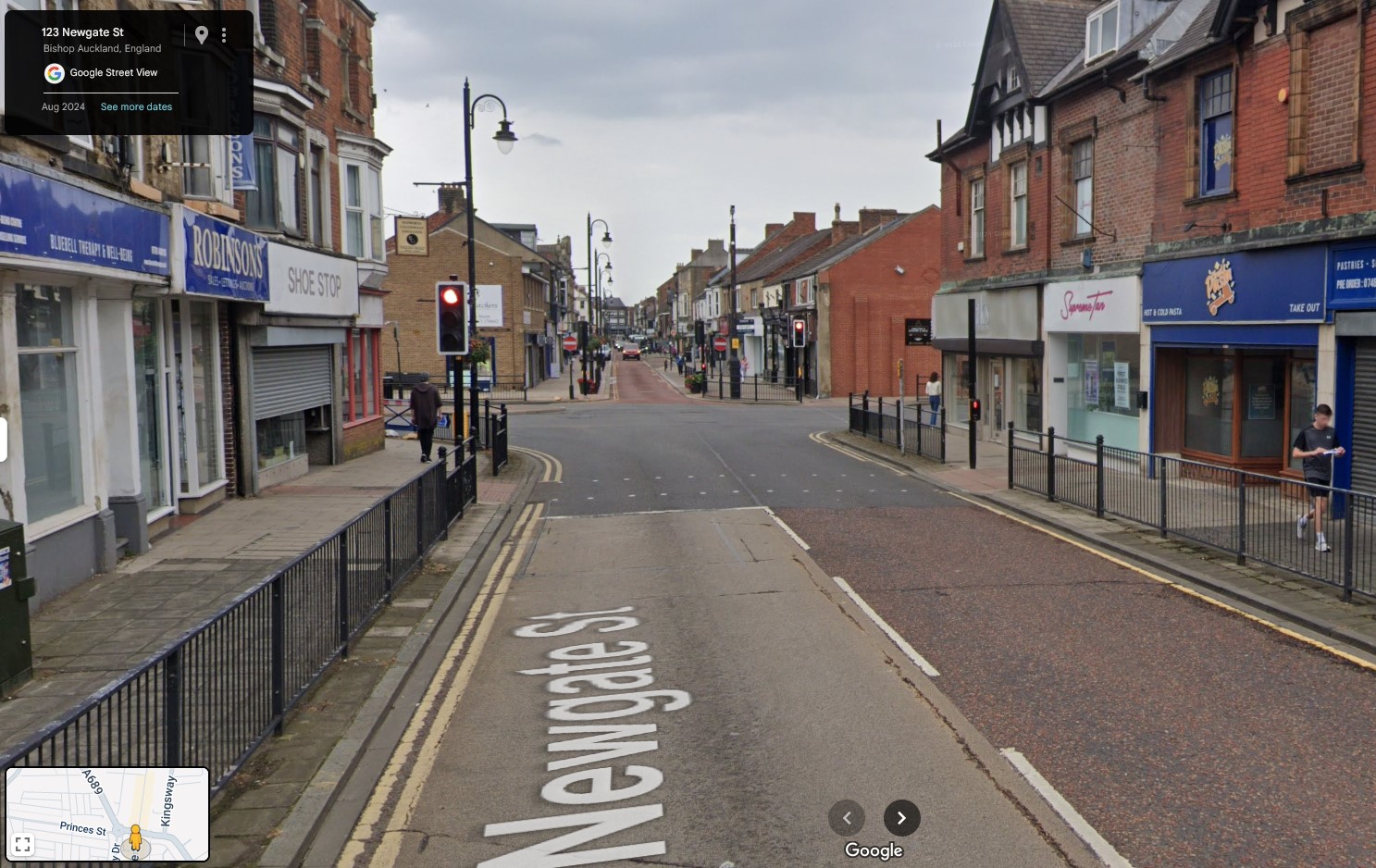 Newgate Street, Bishop Auckland, County Durham - click image to return