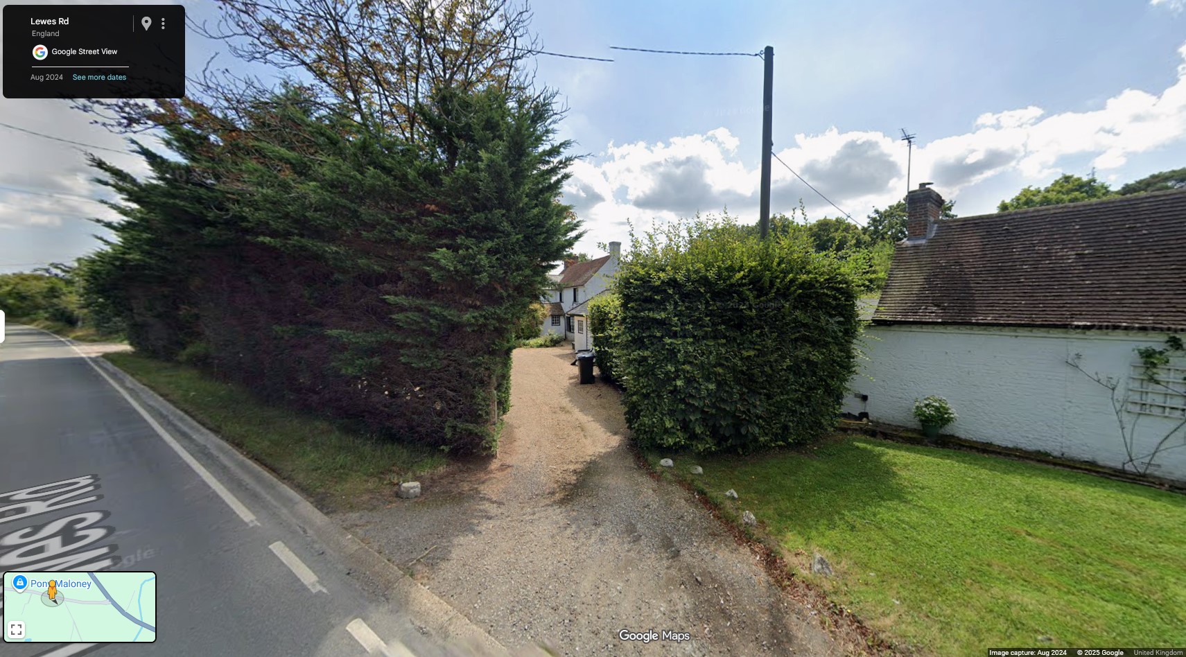 Lewes Road, Holmes Hill, Chiddingly, Sussex - click image below to return