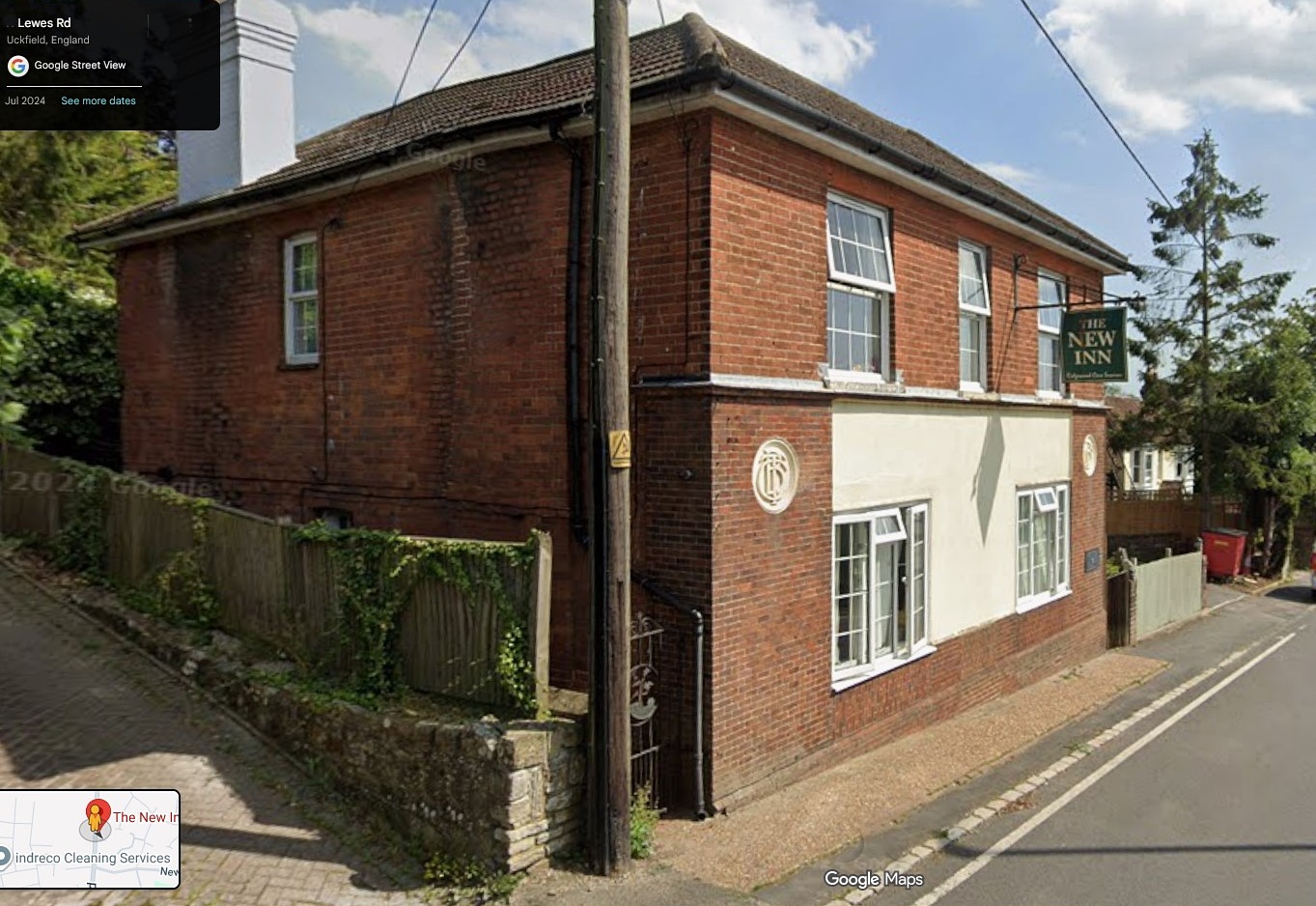 New Inn, Lewes Road, Ridgewood, Uckfield now a nursing home, Sussex - click image to return