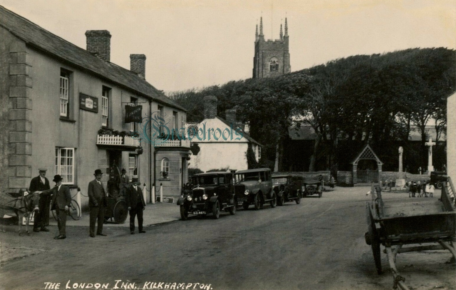  old Social history photos of London Inn, Kilkhampton, Cornwall - click image below to return