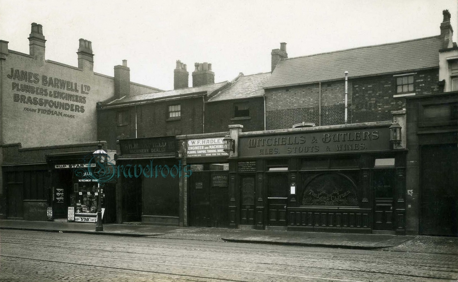 old photos of old Pubs Bars and Hotels - The Clifden, Great Hampton Street, Birmingham, Warwickshire - c.1900 - click image below to return