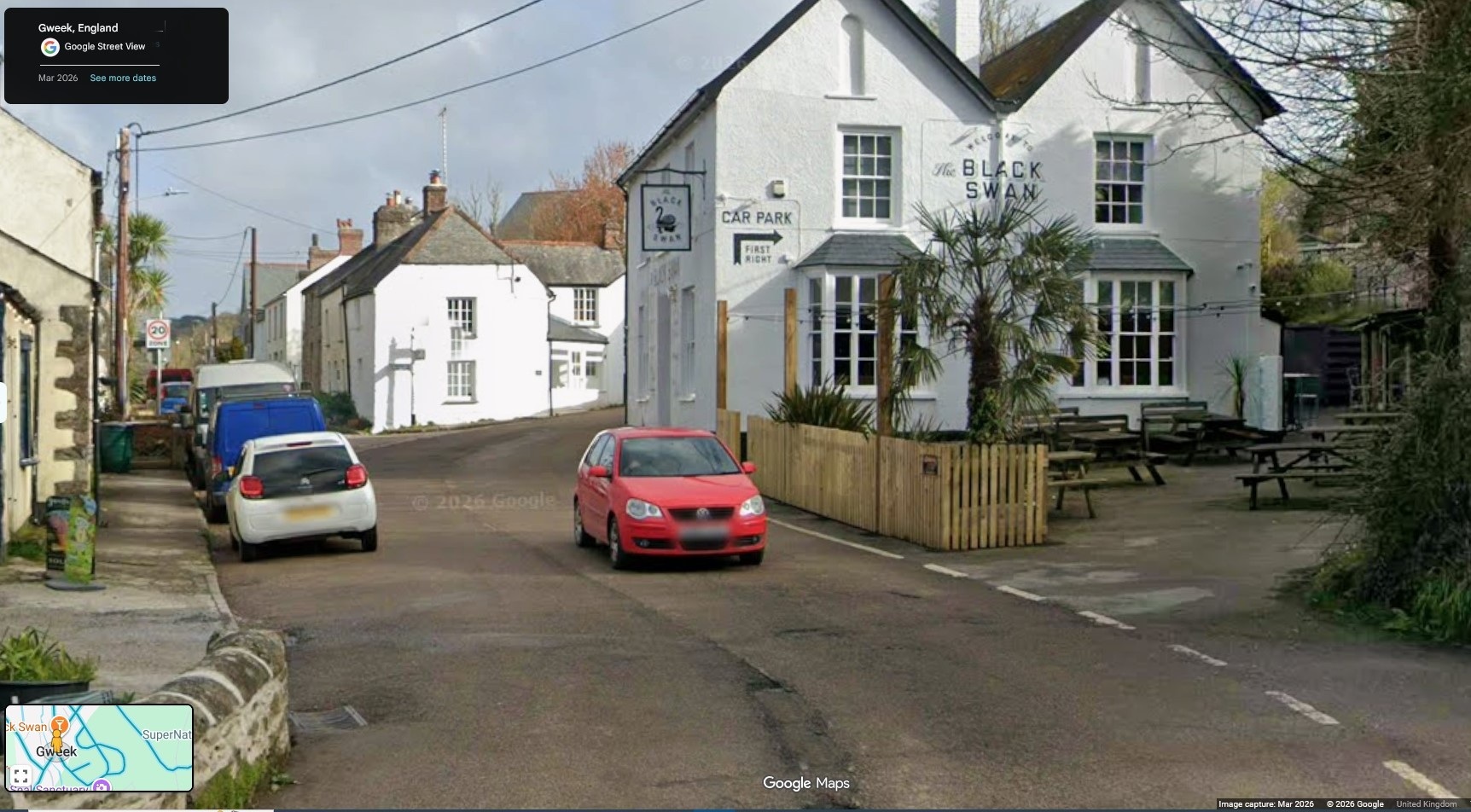 Gweek Inn, Gweek, Cornwall - click image to return