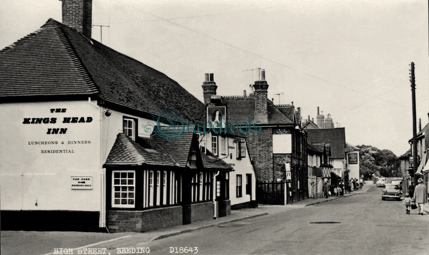  old photos of Old Kings Head pub, Beeding, Sussex - click image below to return