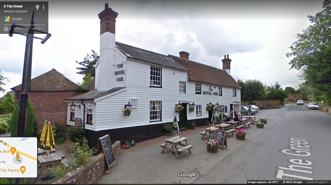 Royal Oak, Newick, Sussex - click image to return