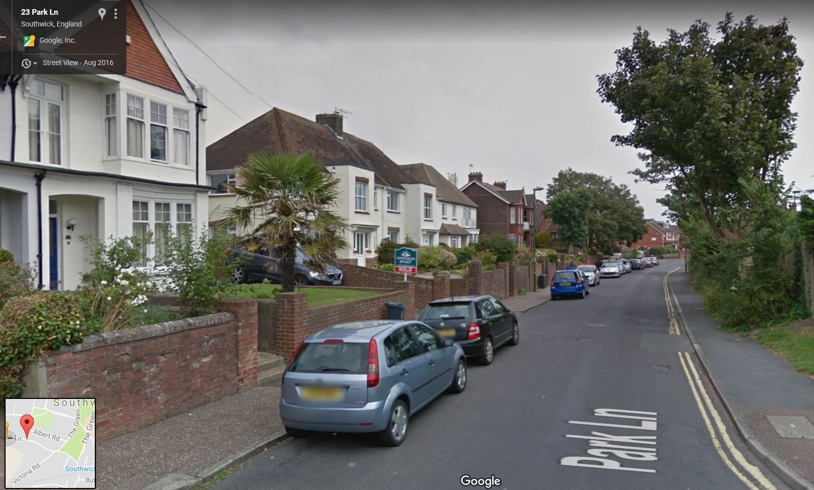 Park Lane, Southwick - click image to return