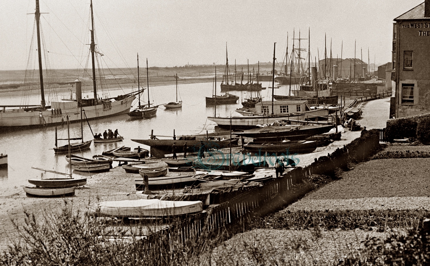 Old photo of Southwick Canal - click image to return