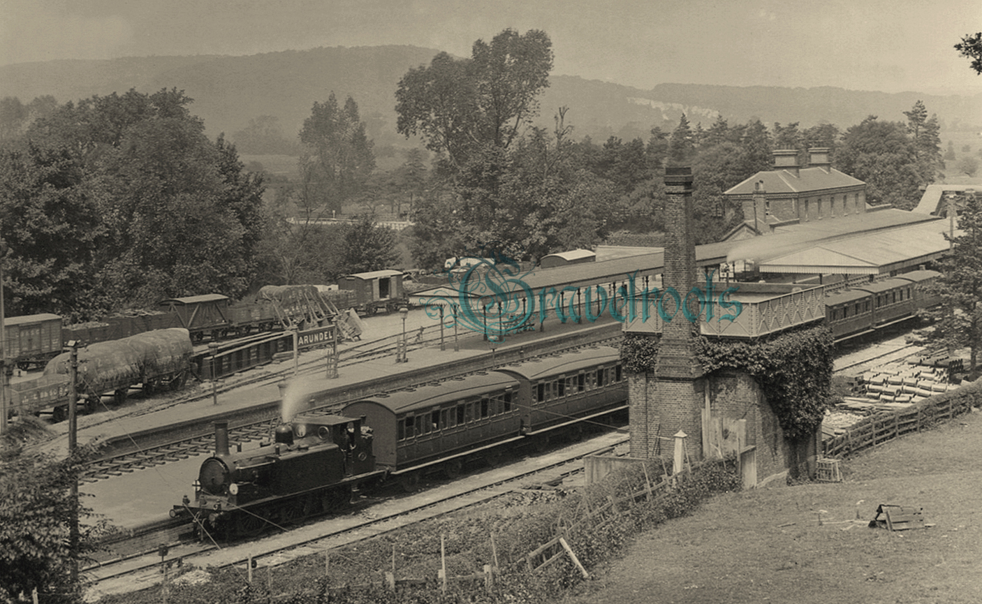  old photos of Arundel Station, Sussex - click image below to return