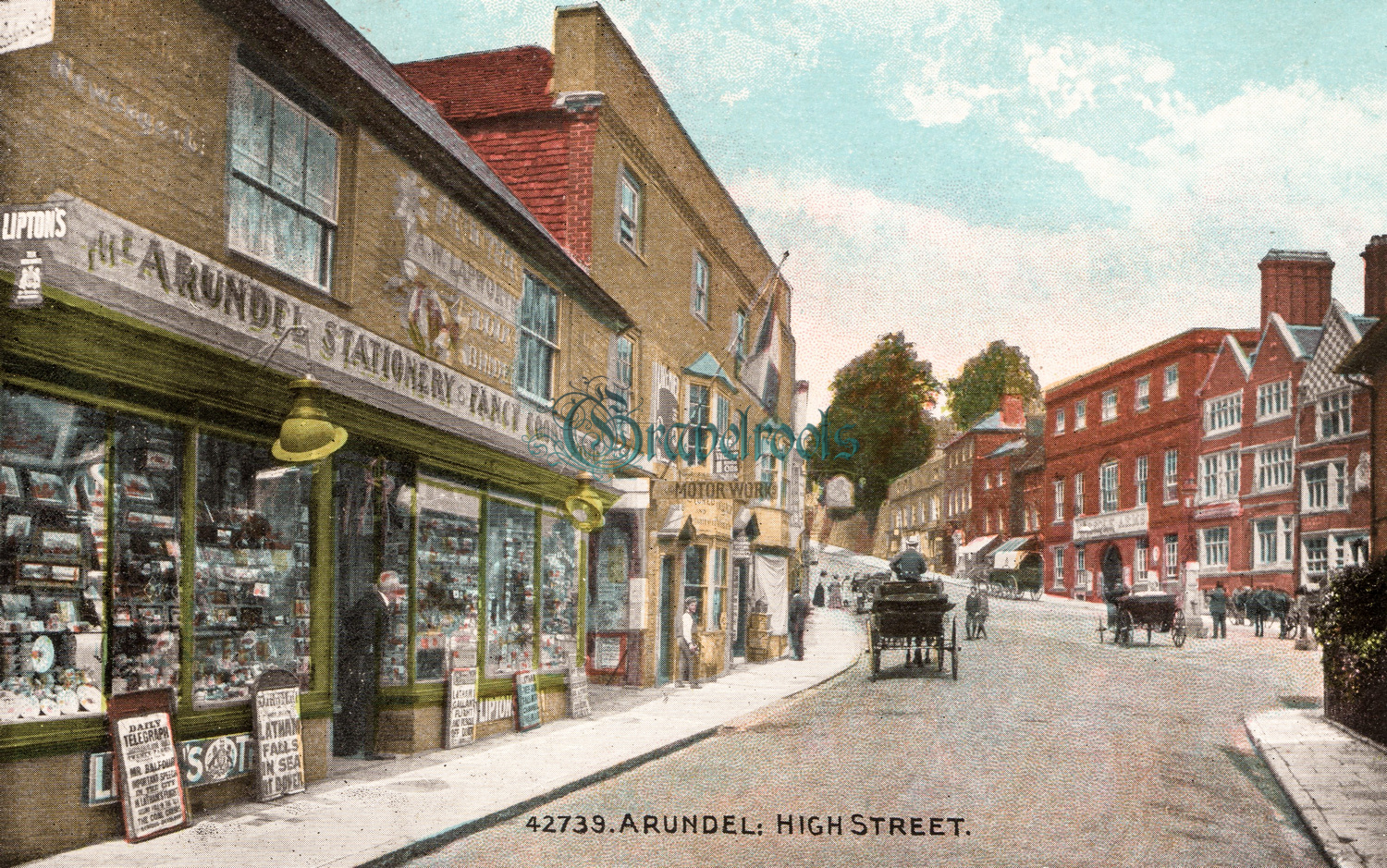  old photos of High Street, Arundel, Sussex - click image below to return