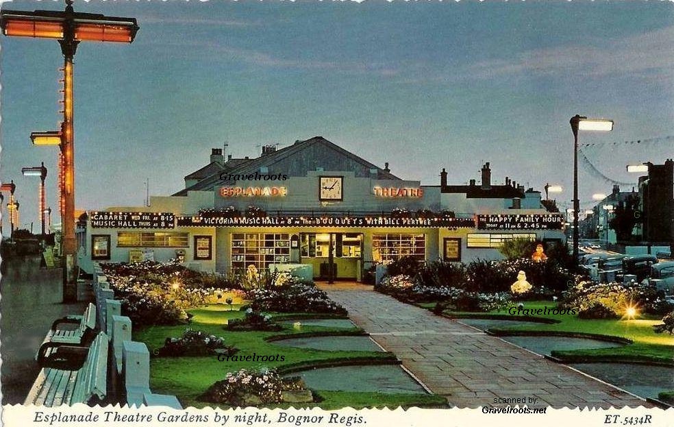  old photo of Esplanade Theatre, Bognor Regis, Sussex - click image to return