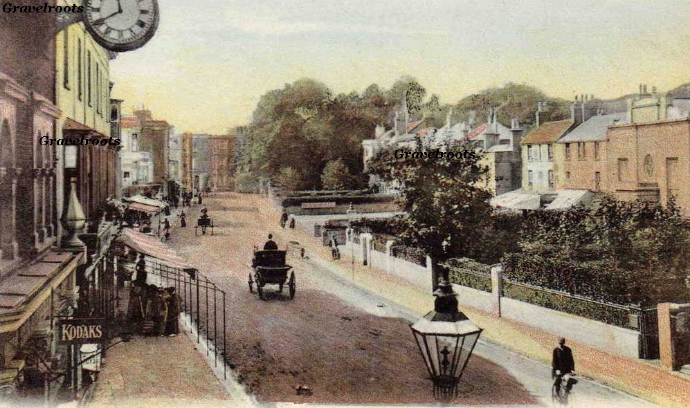 Old photo of High Street, Bognor Regis, Sussex - click to return