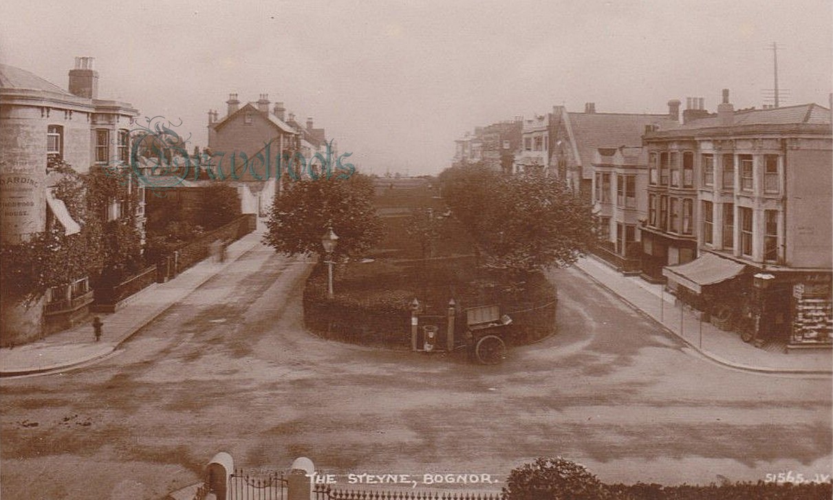 Old photo of The Steyne, Bognor Regis, Sussex - click to return