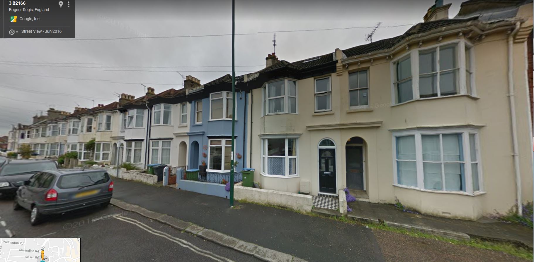 B2166, Argyle Road, Bognor Regis, Sussex - click image to return