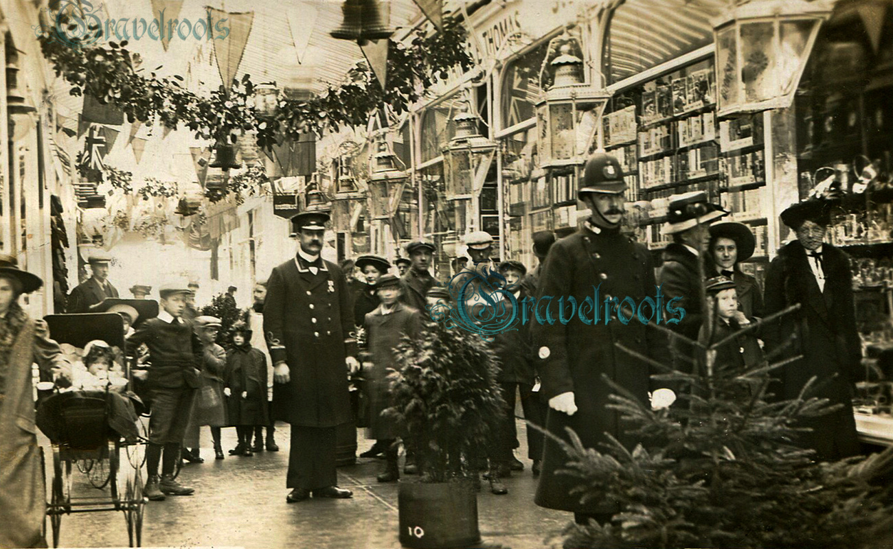 Old photo of the Arcade, Bognor Regis, Sussex - click image below to return