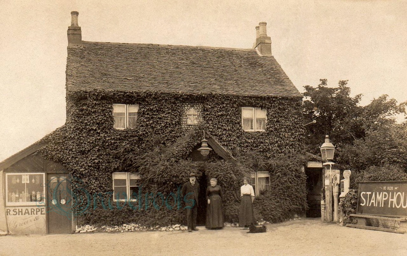 Old photo of Stamp House, North Bersted, Bognor Regis, Sussex - further images below