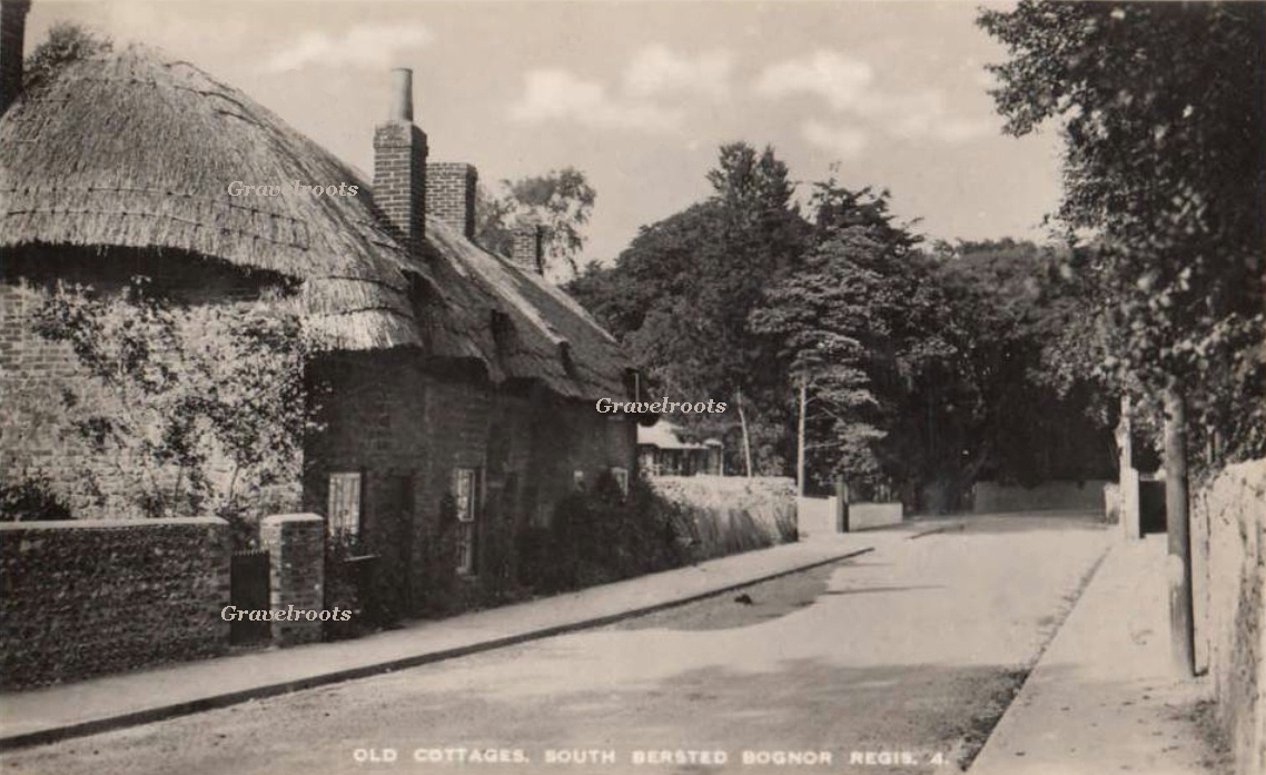 Old Cottages at South Bersted, Bognor Regis, Sussex - further image below