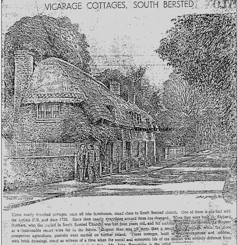 Old photo of Bognor Regis, Sussex - further image below