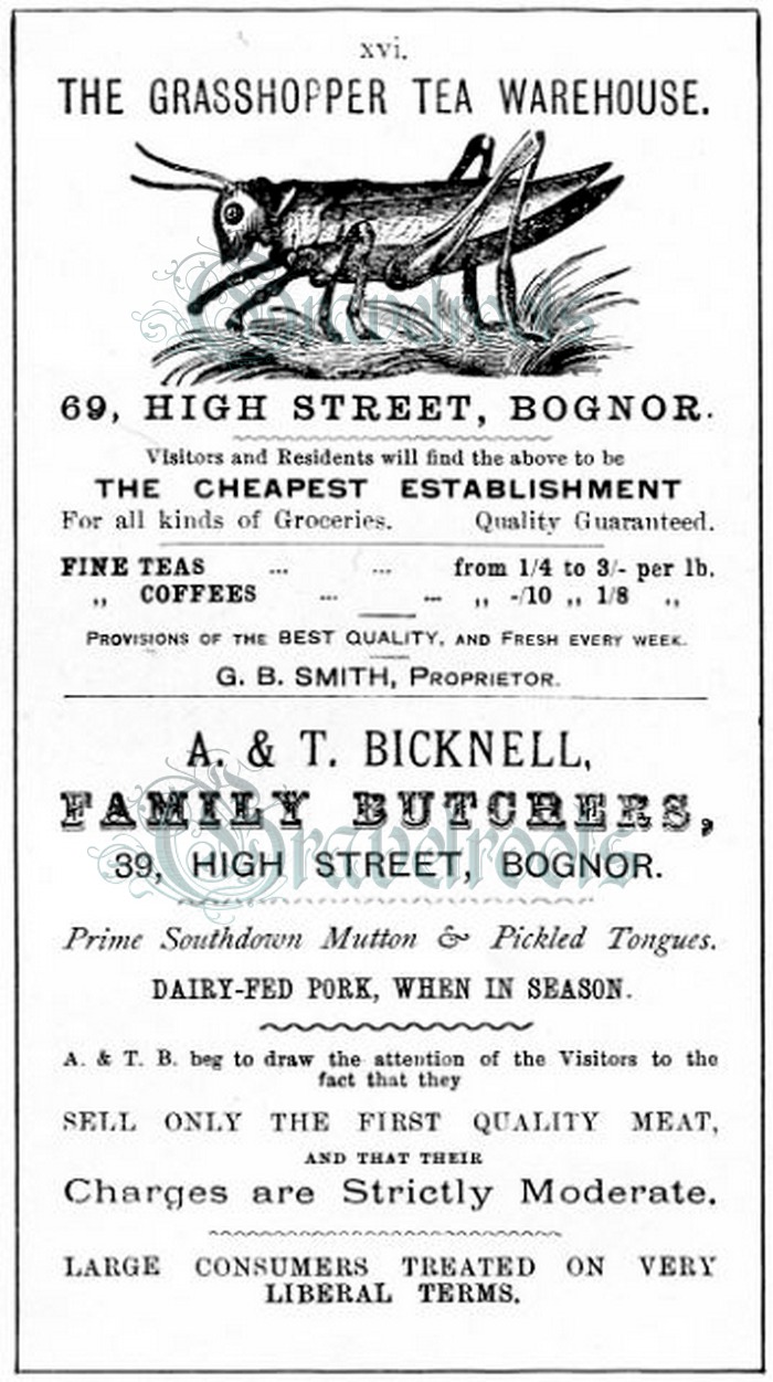 Old photo of Bognor Regis, Sussex - click to return