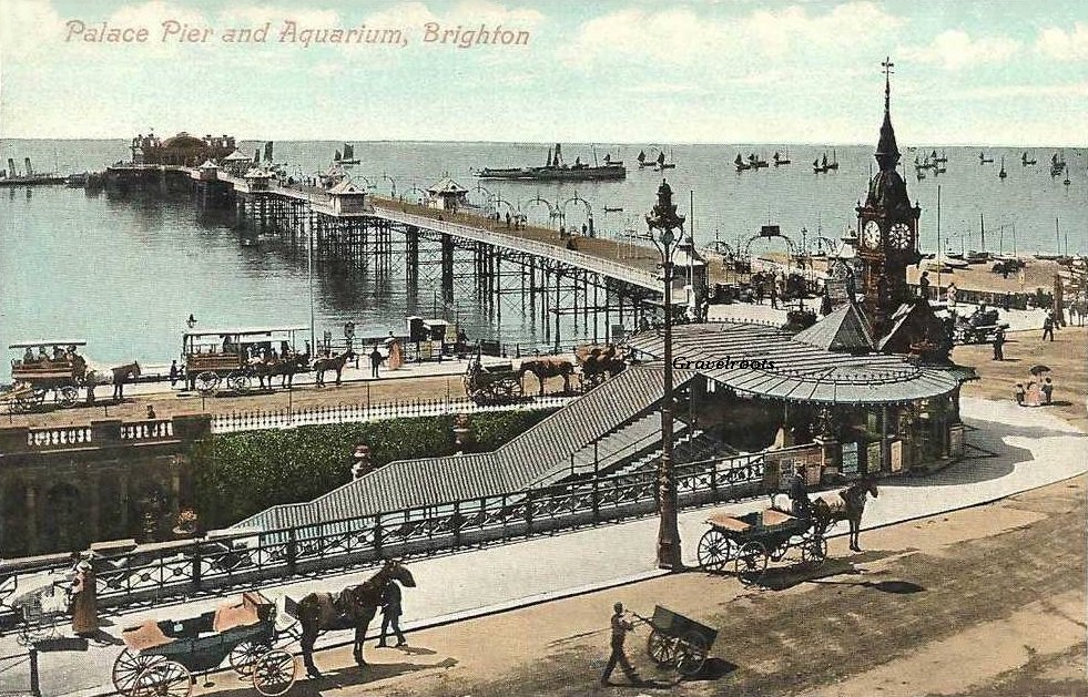 Brighton Aquarium and Palace Pier - scroll down