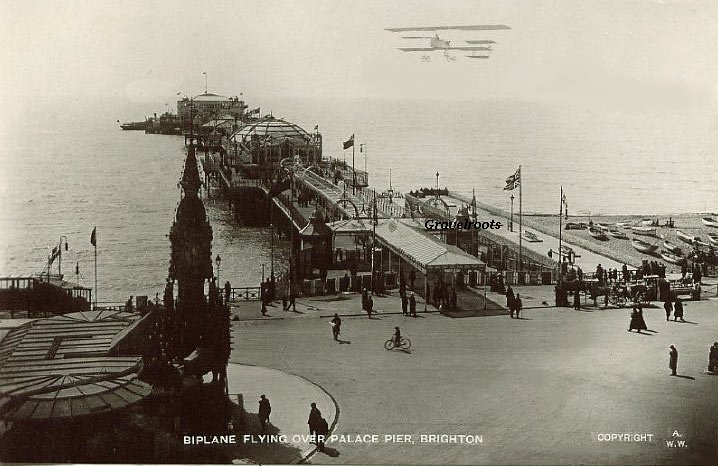 Brighton Aquarium and Palace Pier