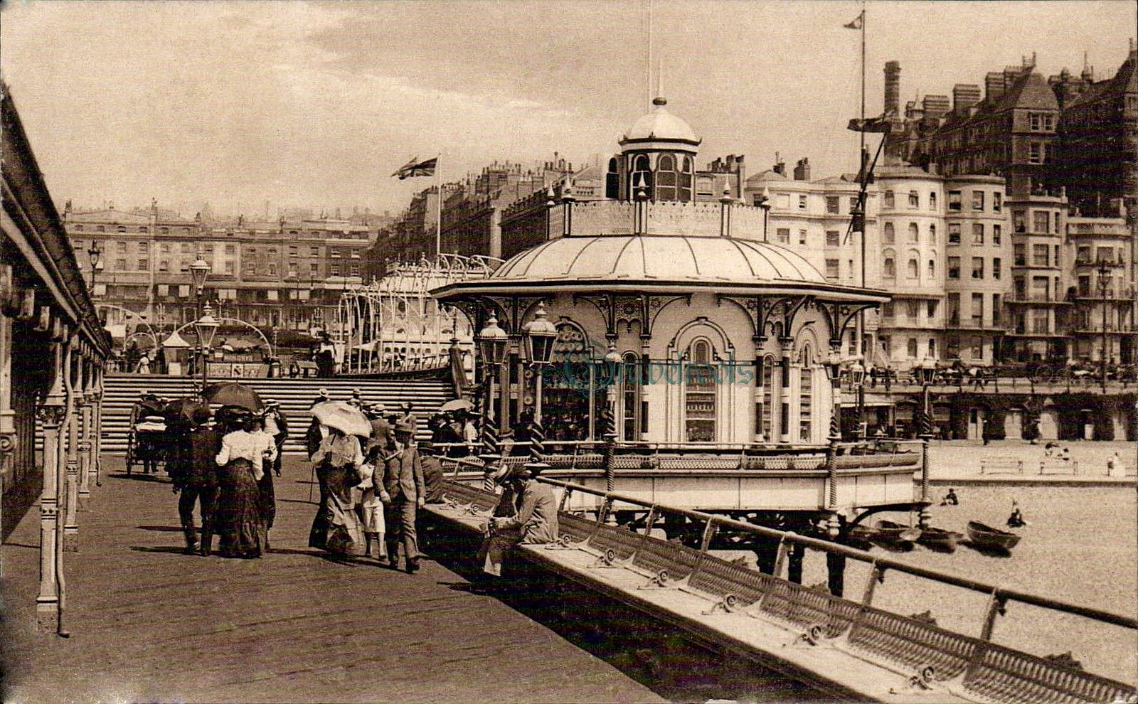 Old Brighton pier - click image to return