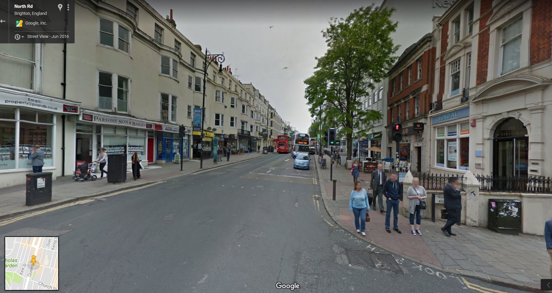 Queens Road, Brighton - click image to return