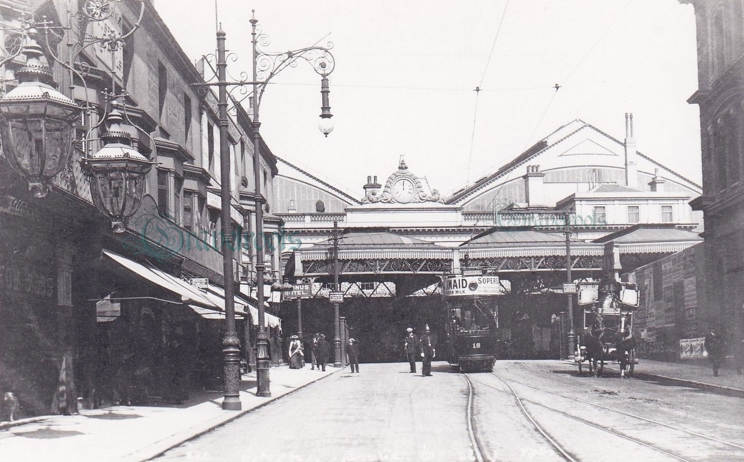 Old Brighton Station c.1900 - click image to return