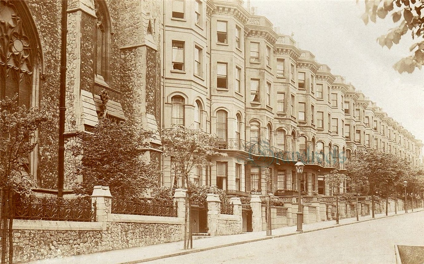 Old photo of Cambridge Road, Hove - click image to return