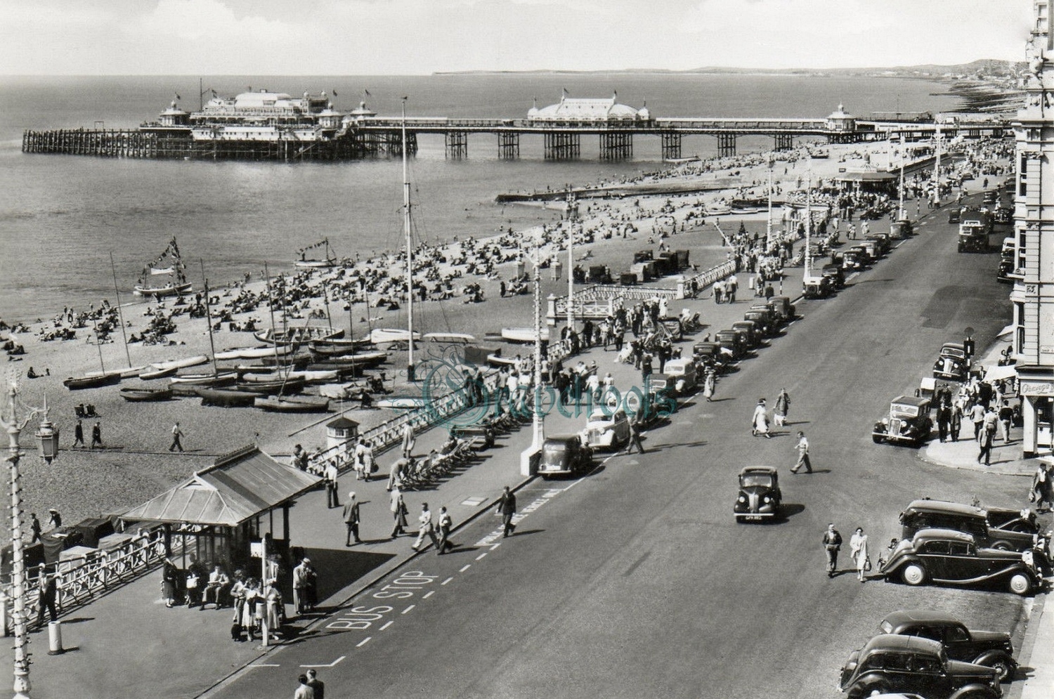 West Pier & Kings Road, Old Brighton & Hove -  - click image below to return