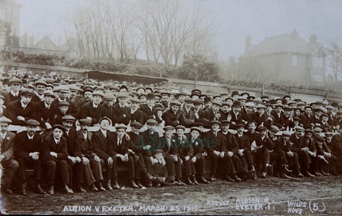 Brighton Hove Albion v Exeter Football match 1910