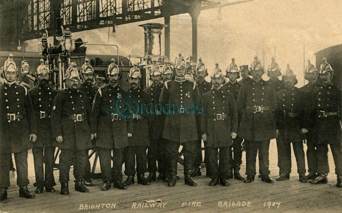 Old Brighton Railway Fire Brigade - click image to return